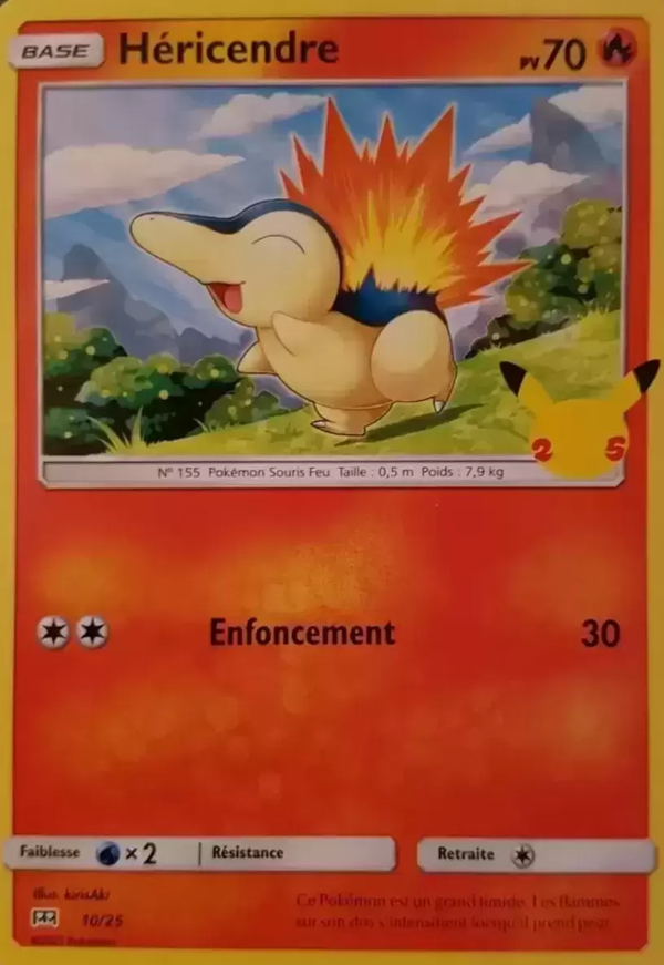 010/025 - Héricendre — Carte Pokémon Collection McDonald's 2021 10/25