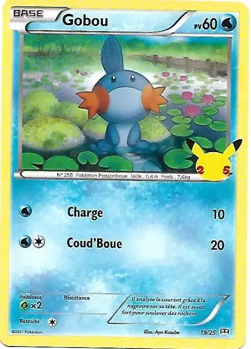 019/025 - Gobou — Carte Pokémon Collection McDonald's 2021 19/25
