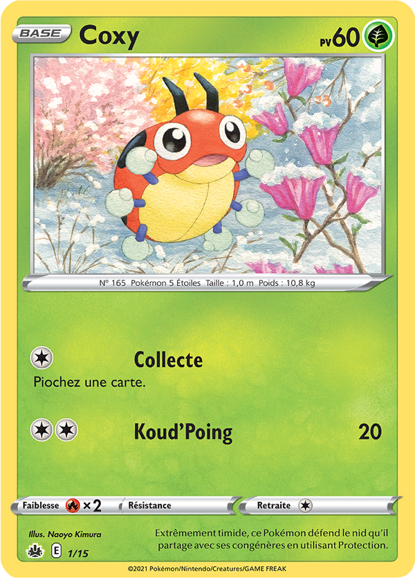 001/015 - Coxy — Carte Pokémon Collection McDonald's 2022 1/15