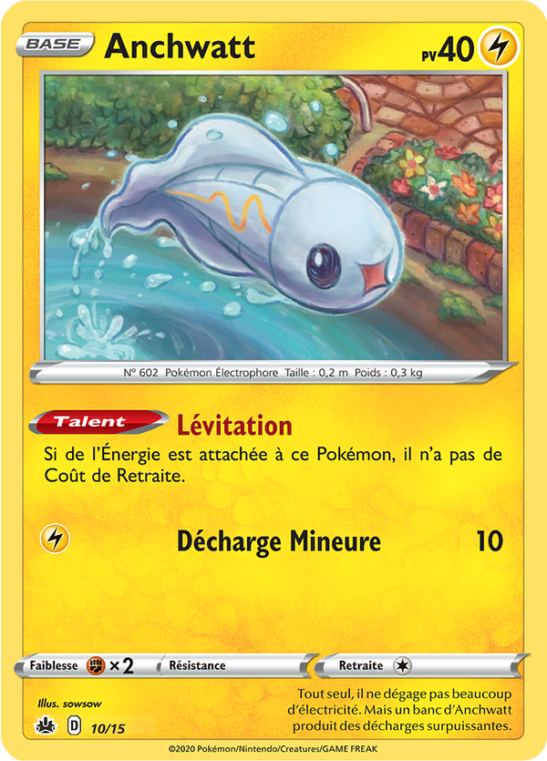 Anchwatt — Carte Pokémon 10 Collection McDonald's 2022