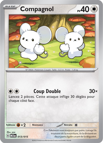 013/015 - Compagnol — Carte Pokémon Collection McDonald's 2023 13/15
