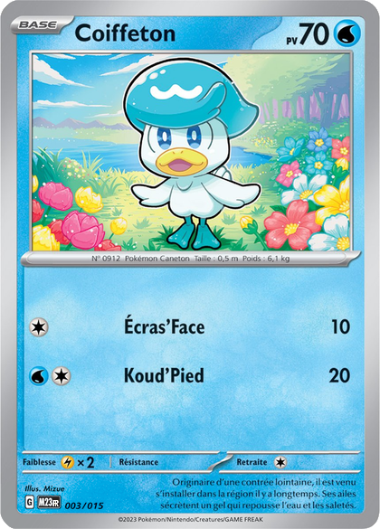 003/015 - Coiffeton — Carte Pokémon Collection McDonald's 2023 3/15