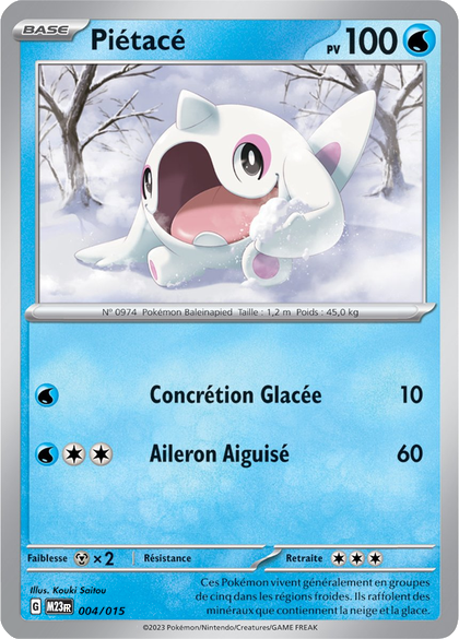 004/015 - Piétacé — Carte Pokémon Collection McDonald's 2023 4/15