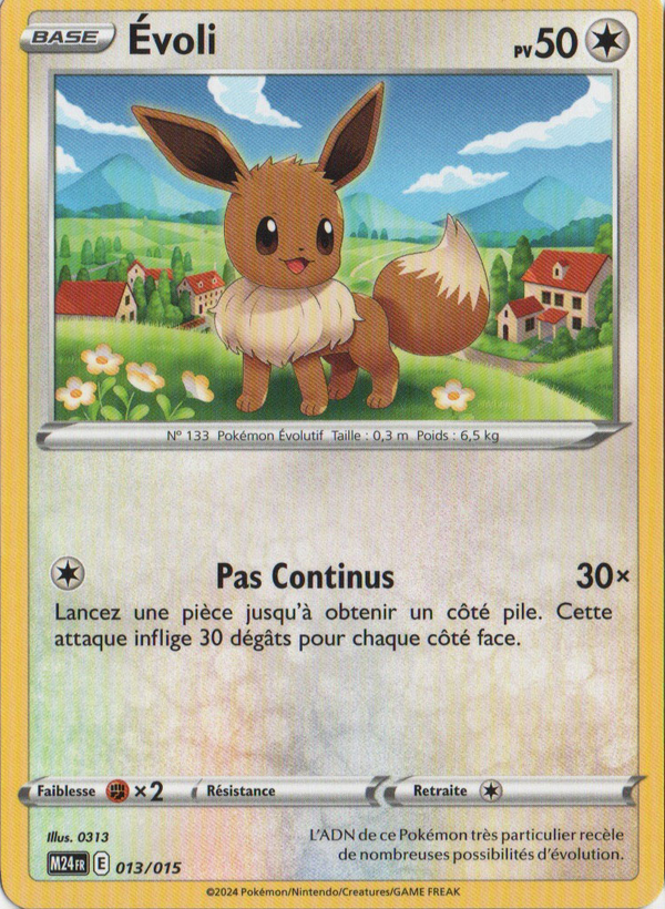013/015 - Évoli — Carte Pokémon Collection McDonald's 2024 13/15
