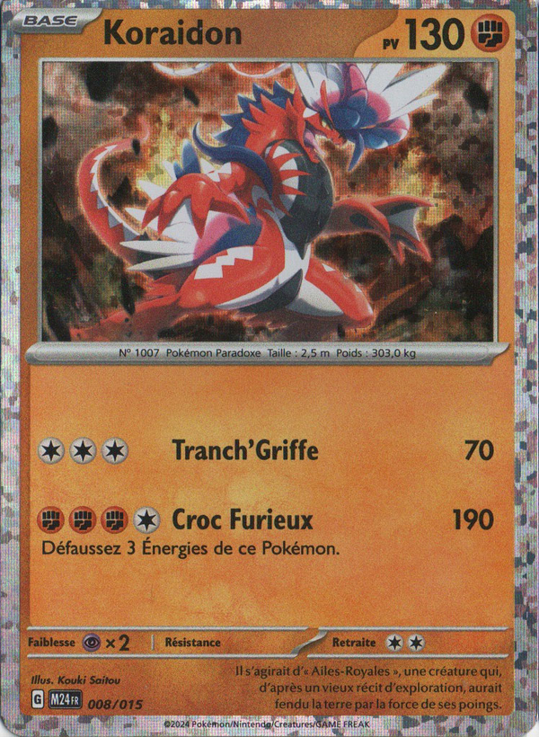 008/015 - Koraidon — Carte Pokémon Collection McDonald's 2024 8/15