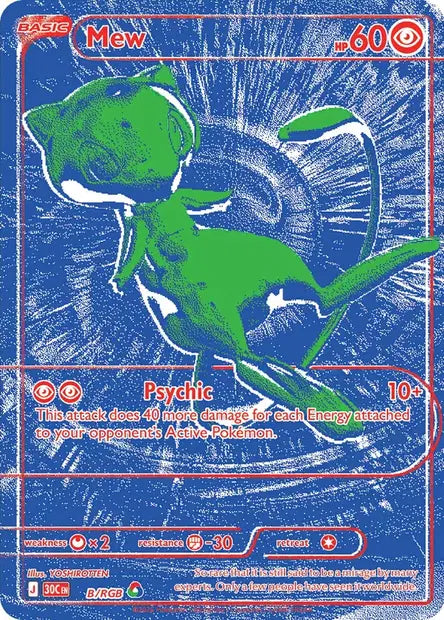 B/RGB - Mew — Carte Pokémon 30e Anniversaire RGB-B/128