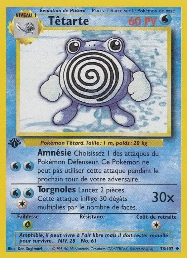 Têtarte — Carte Pokémon 38 Set de Base