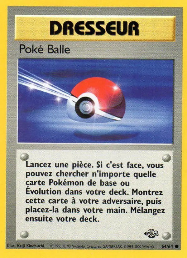 064/064 - Poké Balle — Carte Pokémon Jungle 64/64