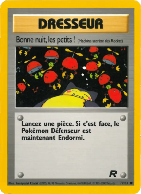 079/082 - Bonne nuit, les petits ! — Carte Pokémon Team Rocket 79/82
