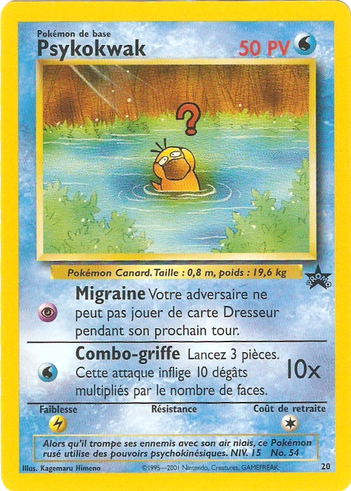 Psykokwak 20 Promos Wizards (Base)