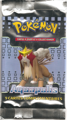 Booster Aquapolis illustration Entei