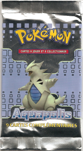 Booster Pokémon Aquapolis illustration Tyranocif, scellé français