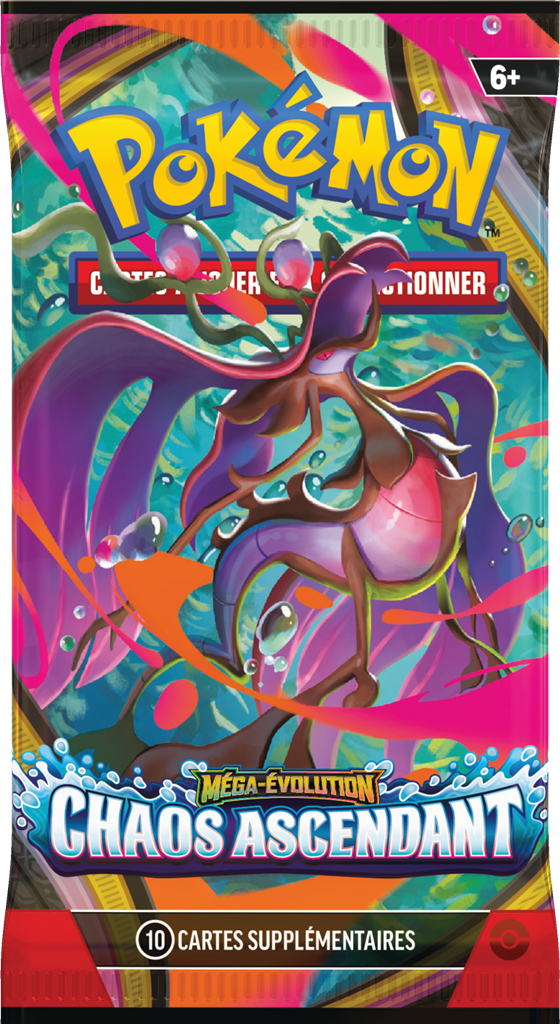Booster Pokémon Chaos Ascendant illustration Méga-Kravarech, scellé français