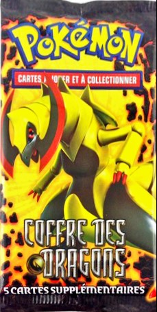 Booster Pokémon Coffre des Dragons illustration Tranchodon, scellé français