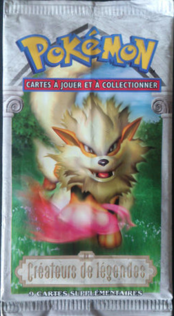 Booster Pokémon Créateurs de légendes illustration Arcanin, scellé français