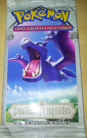 Booster Pokémon Créateurs de légendes illustration Ptéra, scellé français