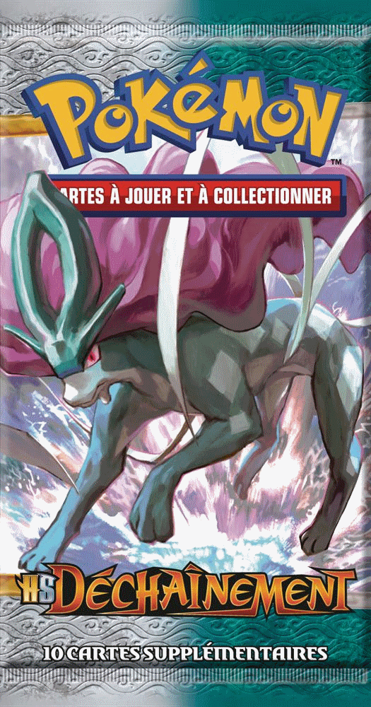 Booster Pokémon Déchaînement illustration Suicune, scellé français