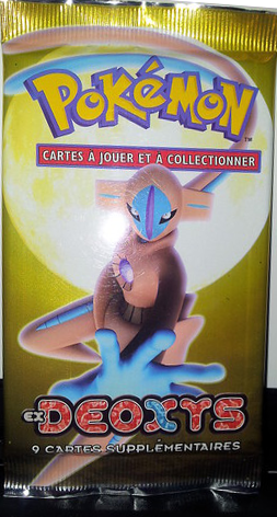 Booster Pokémon Deoxys illustration Deoxys Normale, scellé français