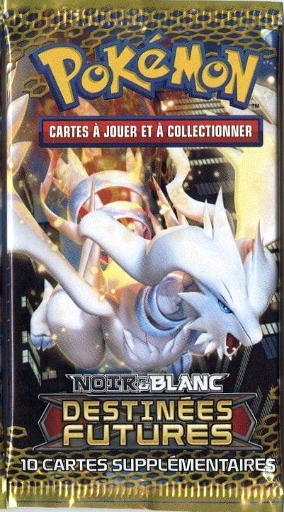 Booster Pokémon Destinées Futures illustration Reshiram, scellé français