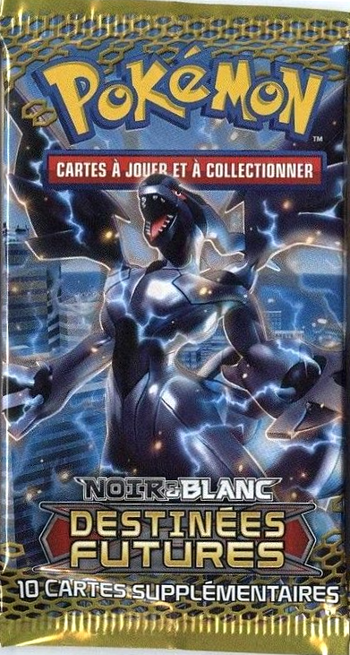 Booster Pokémon Destinées Futures illustration Zekrom, scellé français
