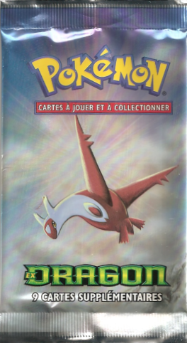 Booster Pokémon Dragon illustration Latias, scellé français