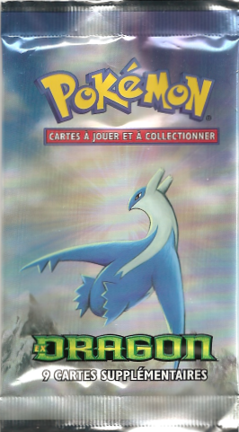 Booster Pokémon Dragon illustration Latios, scellé français