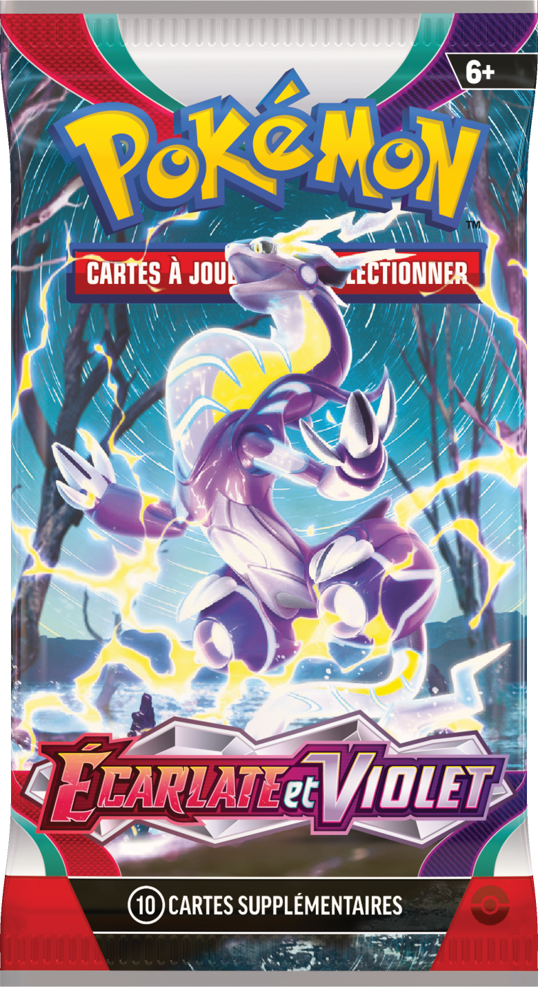 Booster Pokémon Écarlate et Violet illustration Miraidon, scellé français