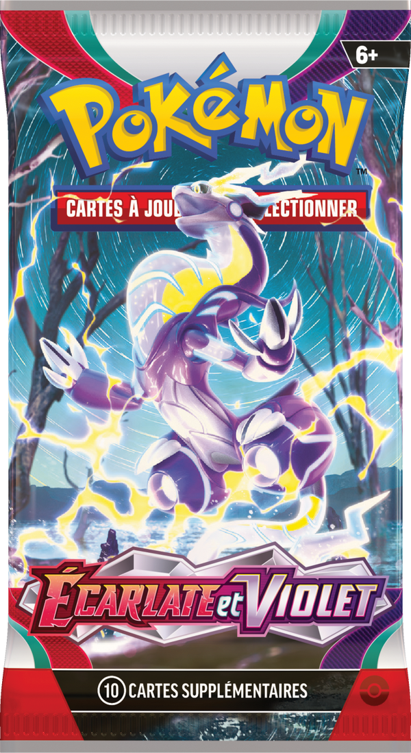 Booster Pokémon Écarlate et Violet illustration Miraidon, scellé français
