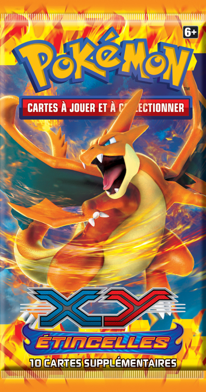 Booster Pokémon Étincelles illustration Méga-Dracaufeu Y, scellé français