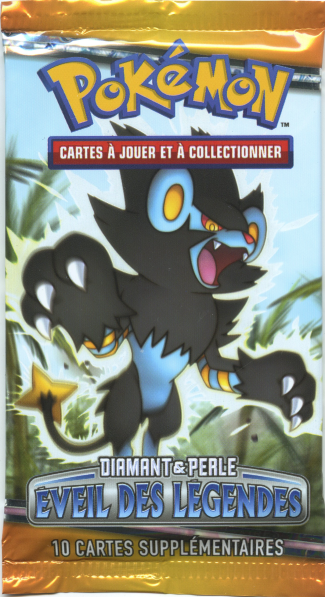 Booster Pokémon Éveil des Légendes illustration Luxray, scellé français