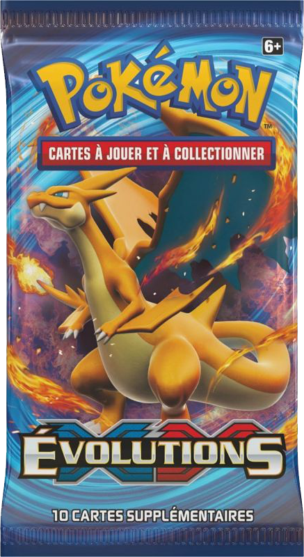 Booster Pokémon Évolutions illustration Méga-Dracaufeu Y, scellé français