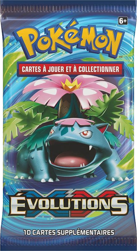Booster Pokémon Évolutions illustration Méga-Florizarre, scellé français