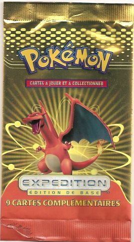 Booster Pokémon Expedition illustration Dracaufeu, scellé français