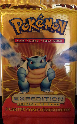 Booster Pokémon Expedition illustration Tortank, scellé français