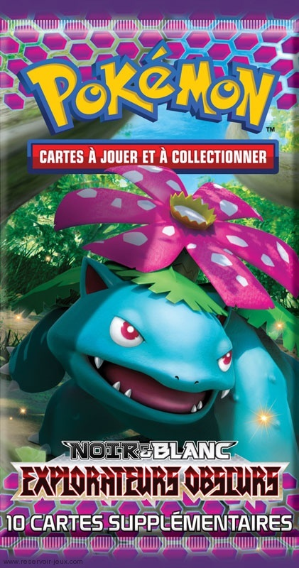Booster Pokémon Explorateurs Obscurs illustration Florizarre, scellé français
