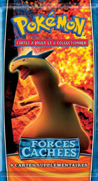 Booster Pokémon Forces Cachées illustration Typhlosion, scellé français