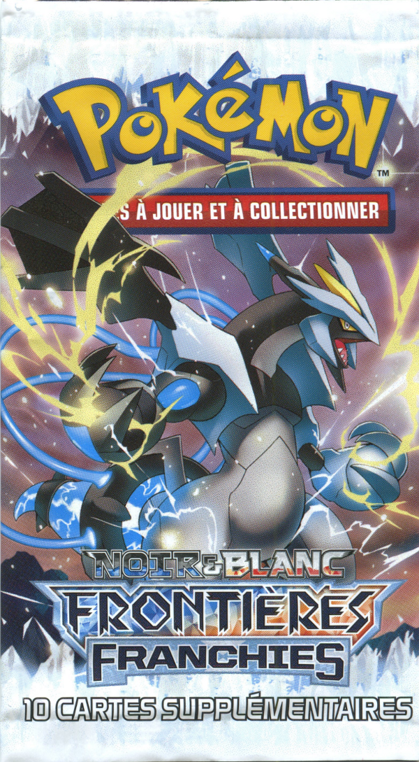 Booster Pokémon Frontières Franchies illustration Kyurem Noir, scellé français