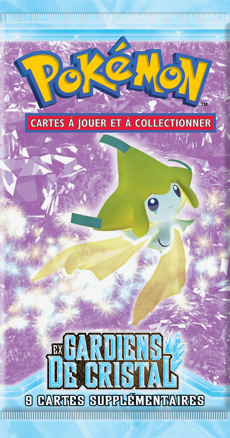 Booster Pokémon Gardiens de Cristal illustration Jirachi, scellé français
