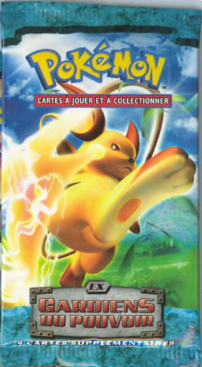 Booster Pokémon Gardiens du Pouvoir illustration Raichu, scellé français