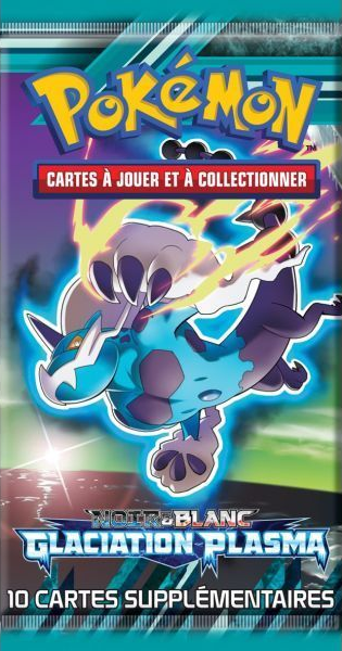 Booster Pokémon Glaciation Plasma illustration Fulguris, scellé français