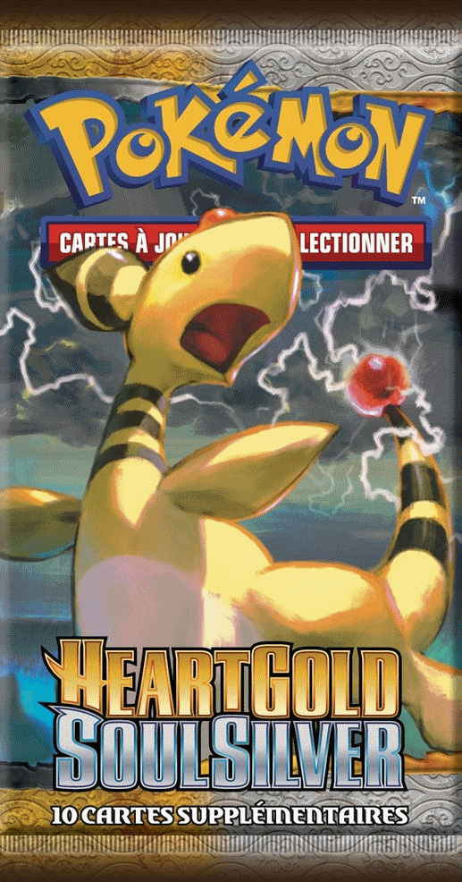 Booster Pokémon HeartGold & SoulSilver illustration Pharamp, scellé français