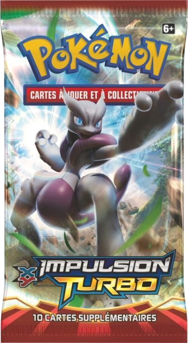Booster Pokémon Impulsion TURBO illustration Méga-Mewtwo X, scellé français