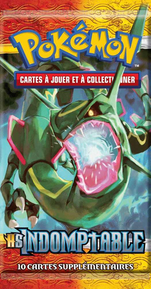 Booster Pokémon Indomptable illustration Rayquaza, scellé français