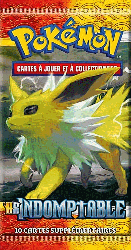 Booster Pokémon Indomptable illustration Voltali, scellé français