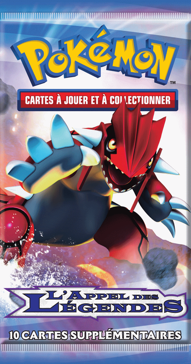 Booster Pokémon L'Appel des Légendes illustration Groudon, scellé français
