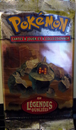 Booster Pokémon Légendes Oubliées illustration Regirock, scellé français