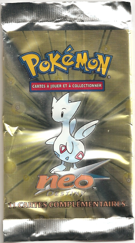 Booster Pokémon Neo Destiny illustration Togetic, scellé français