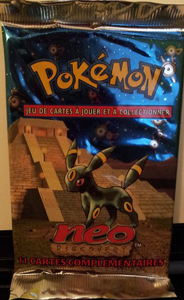 Booster Pokémon Neo Discovery illustration Noctali, scellé français