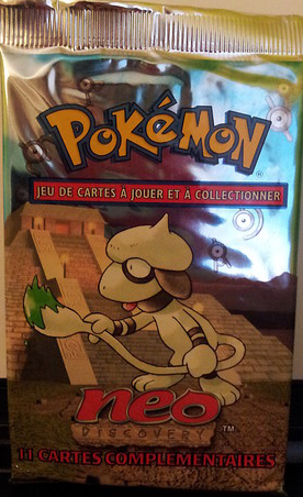 Booster Pokémon Neo Discovery illustration Queulorior, scellé français
