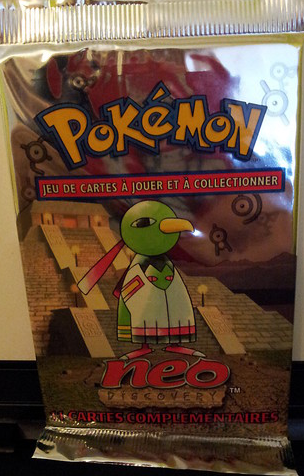 Booster Pokémon Neo Discovery illustration Xatu, scellé français